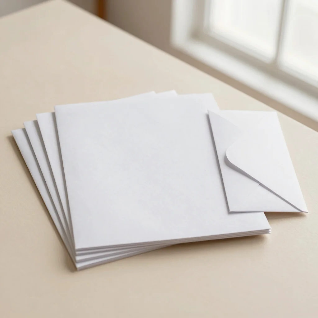 Unlined Letter Set